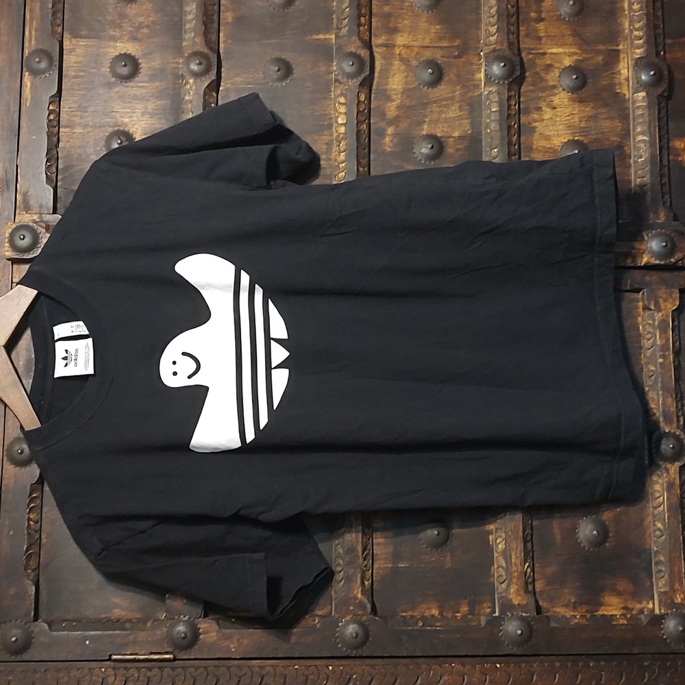 ADIDAS SOLID SHMOO TEE BLACK/WHITE